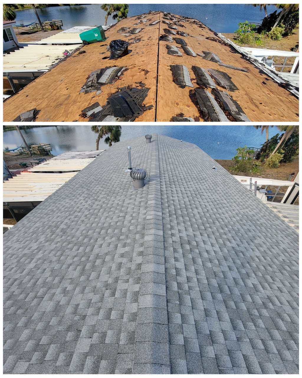Roofs handyman work example