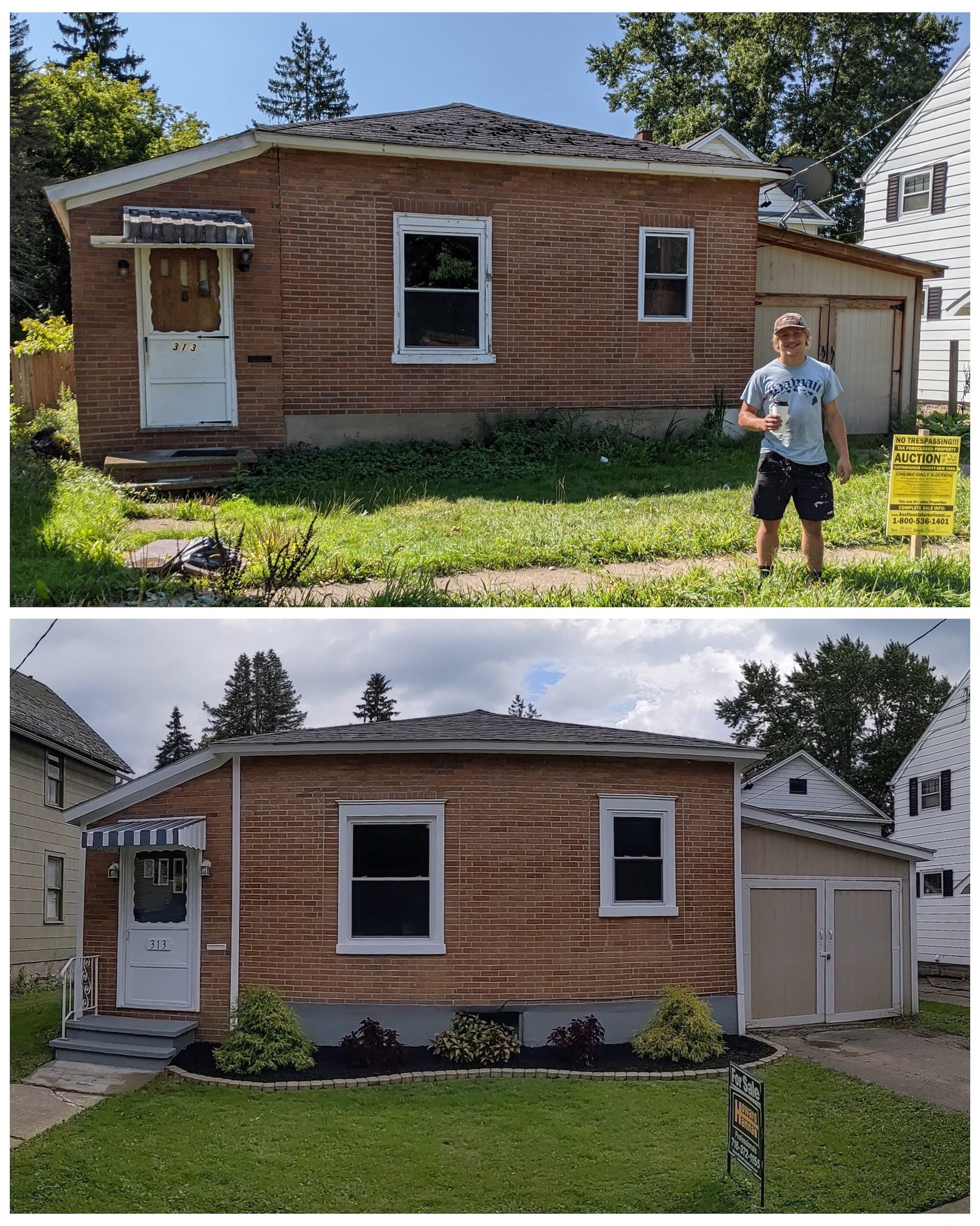 Front Yards handyman work example