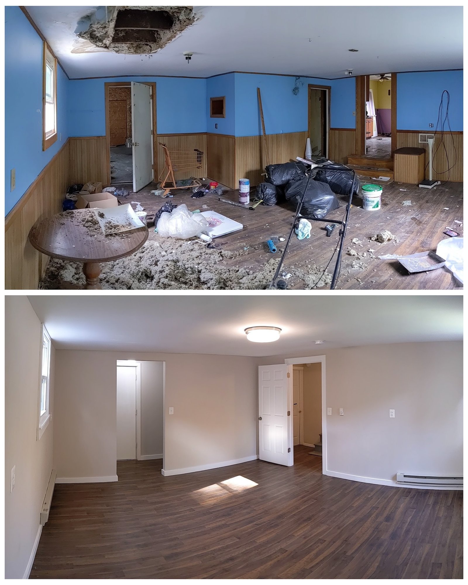 Wall repair finish